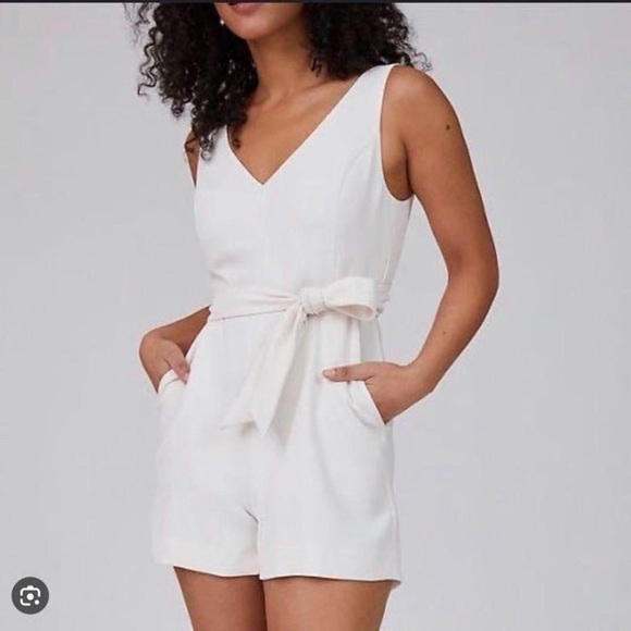 Wilfred Pants - Aritzia Wilfred Écoulement Romper Size 0 • light birch